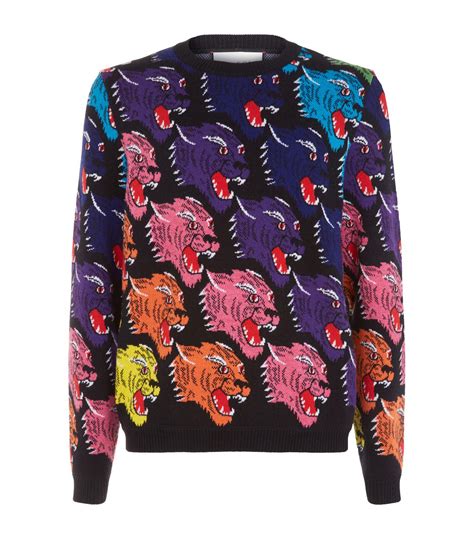 gucci jaguar sweater|Gucci sweater on blackish.